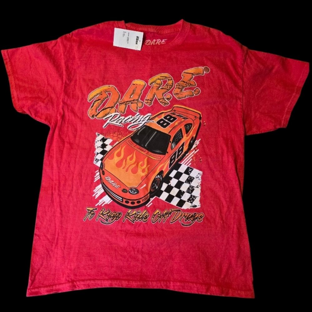 Red Graphic Racing T-Shirt
